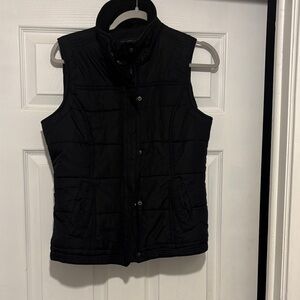 New York & Company Black Puffer Vest